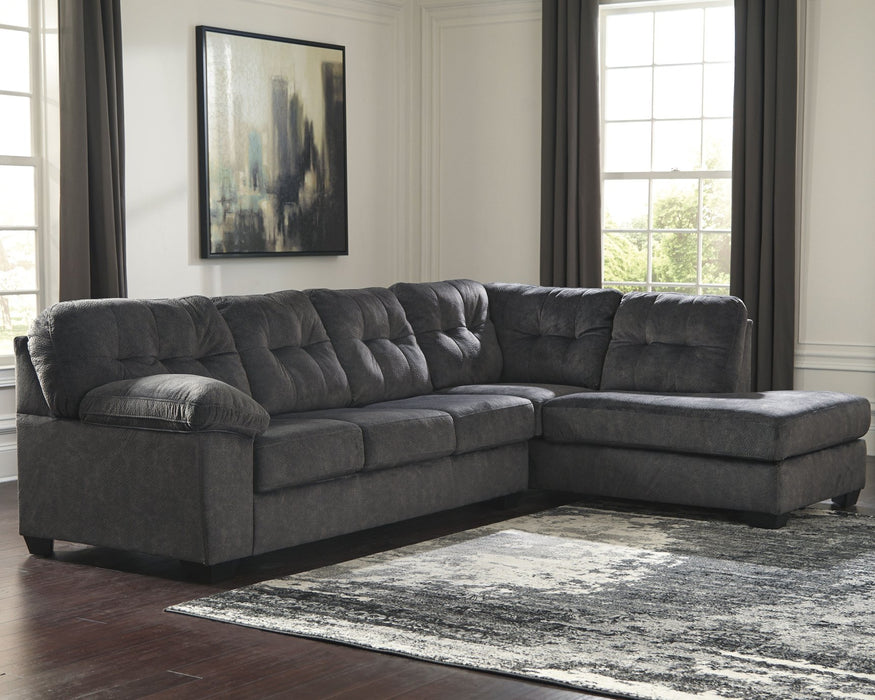 Accrington 2-Piece Sectional with Chaise - World Furniture Gallery (Newark, CA)