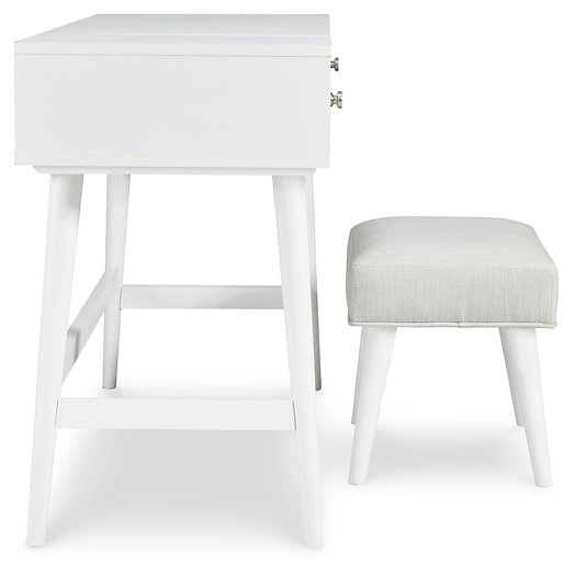 Thadamere Vanity with Stool - World Furniture Gallery (Newark, CA)