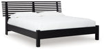 Danziar Slat Bed - World Furniture Gallery (Newark, CA)