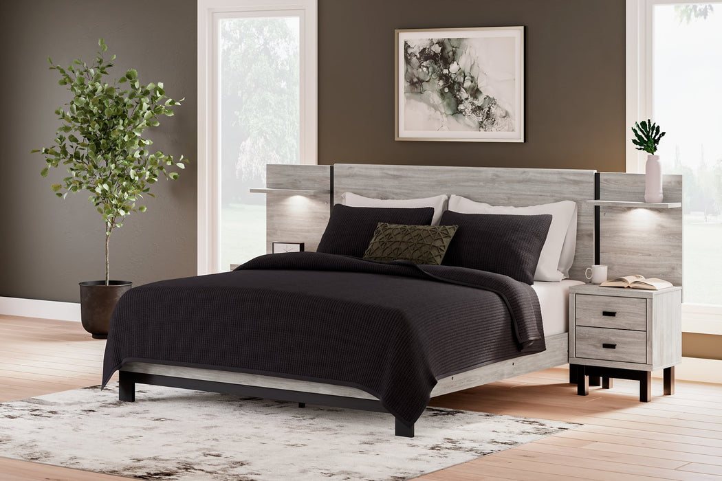 Vessalli Bed with Extensions - World Furniture Gallery (Newark, CA)