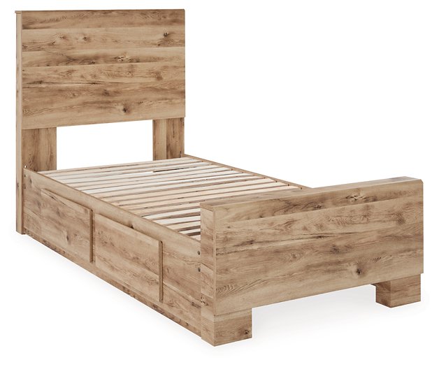 Hyanna Bed with 1 Side Storage - World Furniture Gallery (Newark, CA)