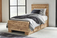 Hyanna Bed with 1 Side Storage - World Furniture Gallery (Newark, CA)