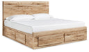 Hyanna Panel Storage Bed with 2 Under Bed Storage Drawer - World Furniture Gallery (Newark, CA)