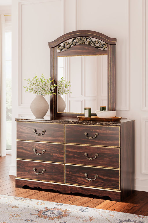 Glosmount Dresser and Mirror - World Furniture Gallery (Newark, CA)