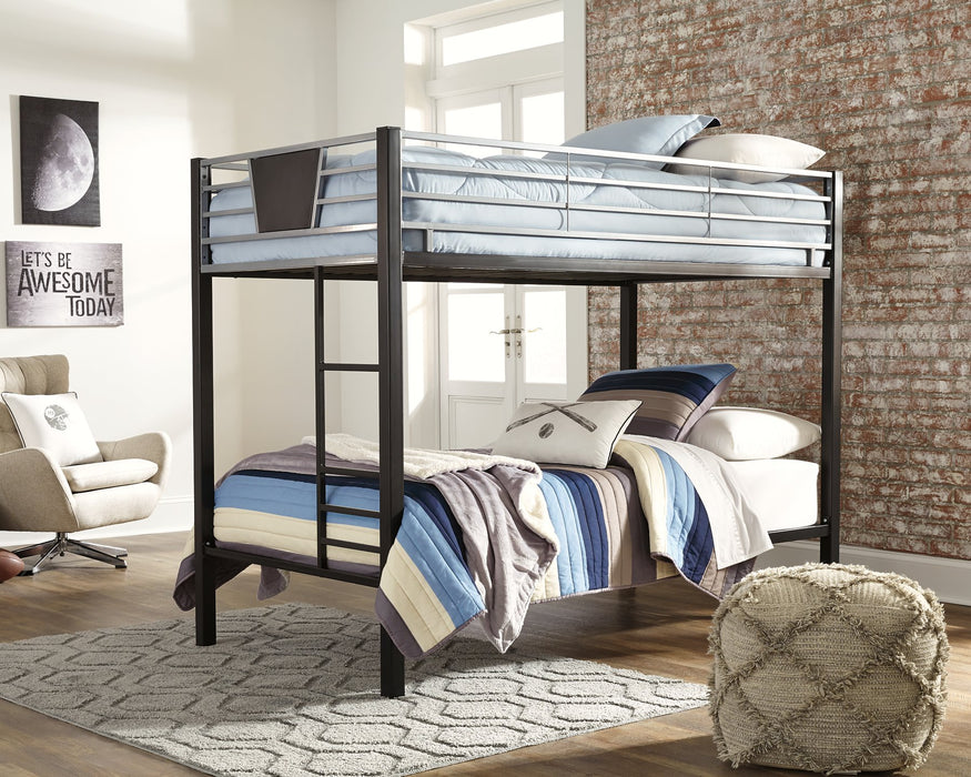 Dinsmore Bunk Bed with Ladder - World Furniture Gallery (Newark, CA)