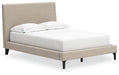 Cielden Upholstered Bed with Roll Slats - World Furniture Gallery (Newark, CA)