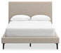 Cielden Upholstered Bed with Roll Slats - World Furniture Gallery (Newark, CA)