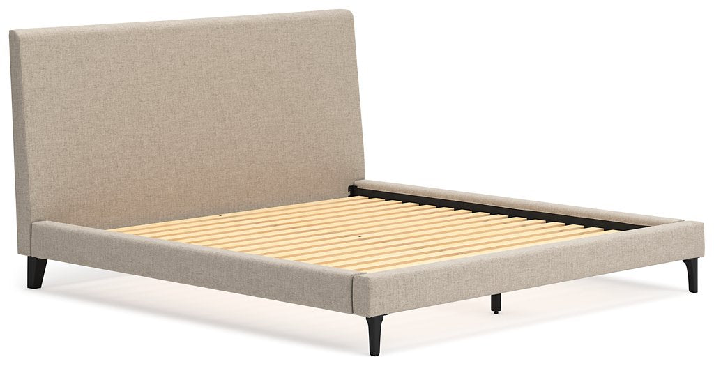 Cielden Upholstered Bed with Roll Slats - World Furniture Gallery (Newark, CA)