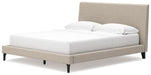 Cielden Upholstered Bed with Roll Slats - World Furniture Gallery (Newark, CA)