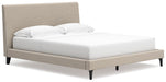 Cielden Upholstered Bed with Roll Slats - World Furniture Gallery (Newark, CA)