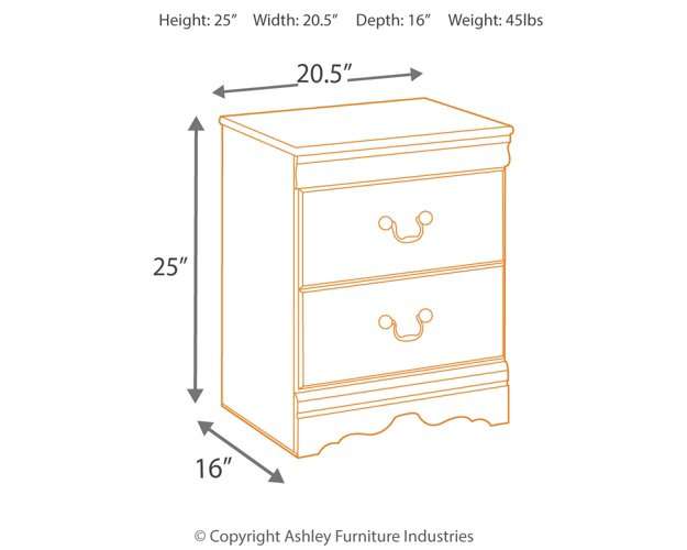 Huey Vineyard Nightstand - World Furniture Gallery (Newark, CA)