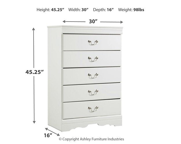 Anarasia Chest of Drawers - World Furniture Gallery (Newark, CA)