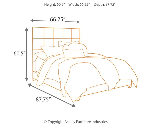 Dolante Upholstered Bed - World Furniture Gallery (Newark, CA)