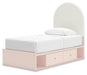 Wistenpine Upholstered Bed with Storage - World Furniture Gallery (Newark, CA)