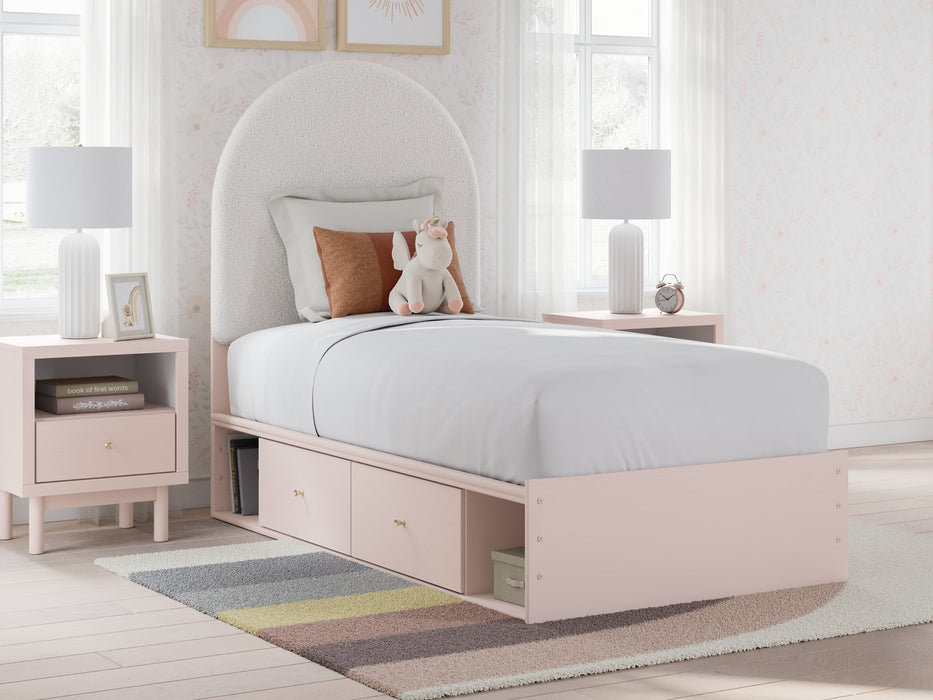 Wistenpine Upholstered Bed with Storage - World Furniture Gallery (Newark, CA)