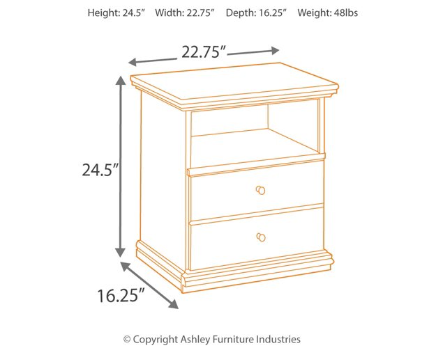 Maribel Nightstand - World Furniture Gallery (Newark, CA)