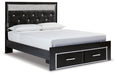 Kaydell Upholstered Panel Storage Bed - World Furniture Gallery (Newark, CA)