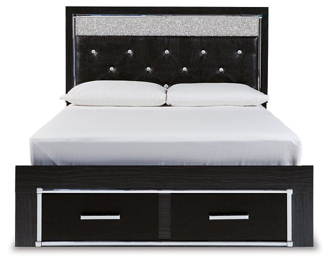 Kaydell Upholstered Panel Storage Bed - World Furniture Gallery (Newark, CA)