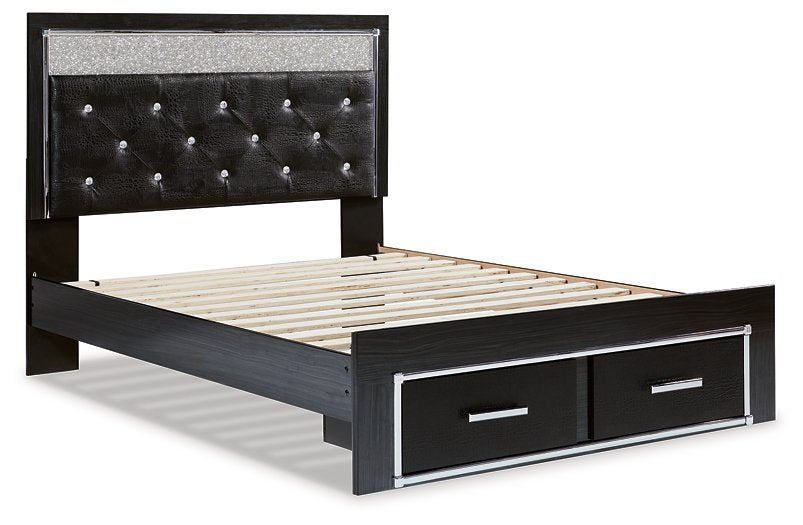 Kaydell Upholstered Panel Storage Bed - World Furniture Gallery (Newark, CA)