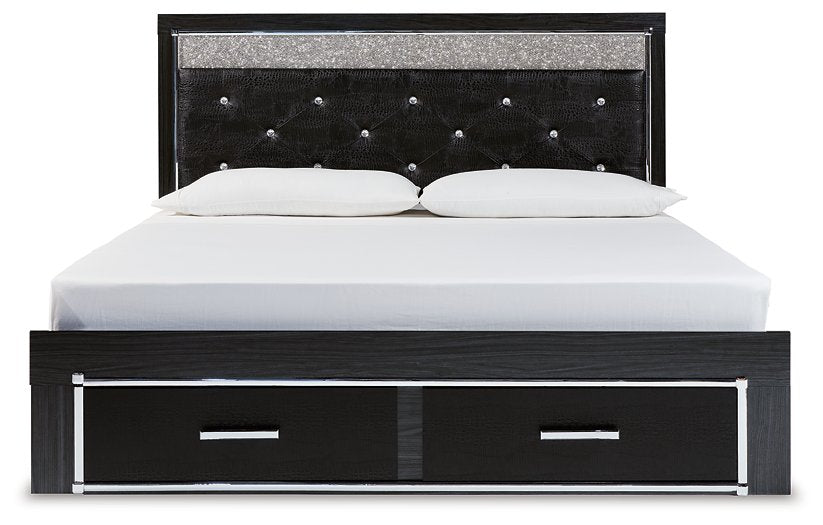 Kaydell Upholstered Panel Storage Bed - World Furniture Gallery (Newark, CA)