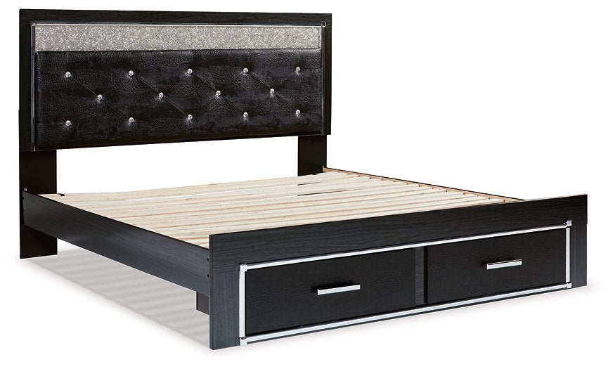 Kaydell Upholstered Panel Storage Bed - World Furniture Gallery (Newark, CA)