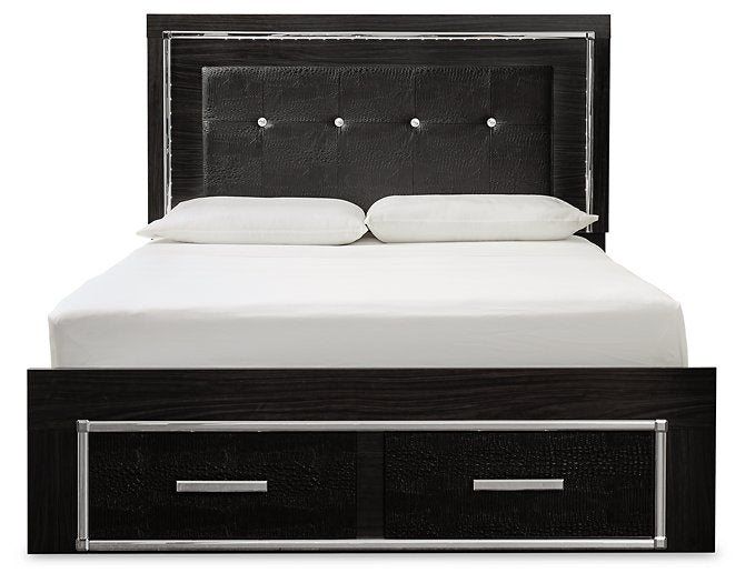 Kaydell Upholstered Bed with Storage - World Furniture Gallery (Newark, CA)