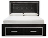 Kaydell Upholstered Bed with Storage - World Furniture Gallery (Newark, CA)