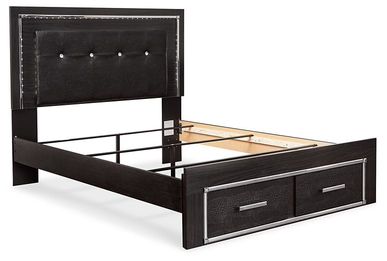 Kaydell Upholstered Bed with Storage - World Furniture Gallery (Newark, CA)