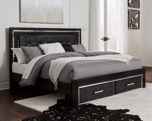 Kaydell Upholstered Bed with Storage - World Furniture Gallery (Newark, CA)