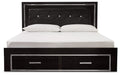 Kaydell Upholstered Bed with Storage - World Furniture Gallery (Newark, CA)