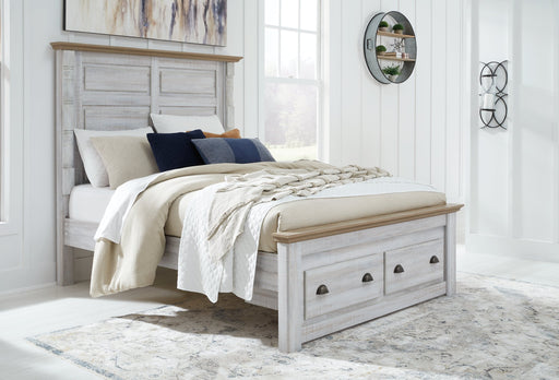 Haven Bay Panel Storage Bed - World Furniture Gallery (Newark, CA)