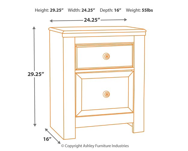 Paxberry Youth Nightstand - World Furniture Gallery (Newark, CA)