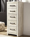 Cambeck Narrow Chest of Drawers - World Furniture Gallery (Newark, CA)