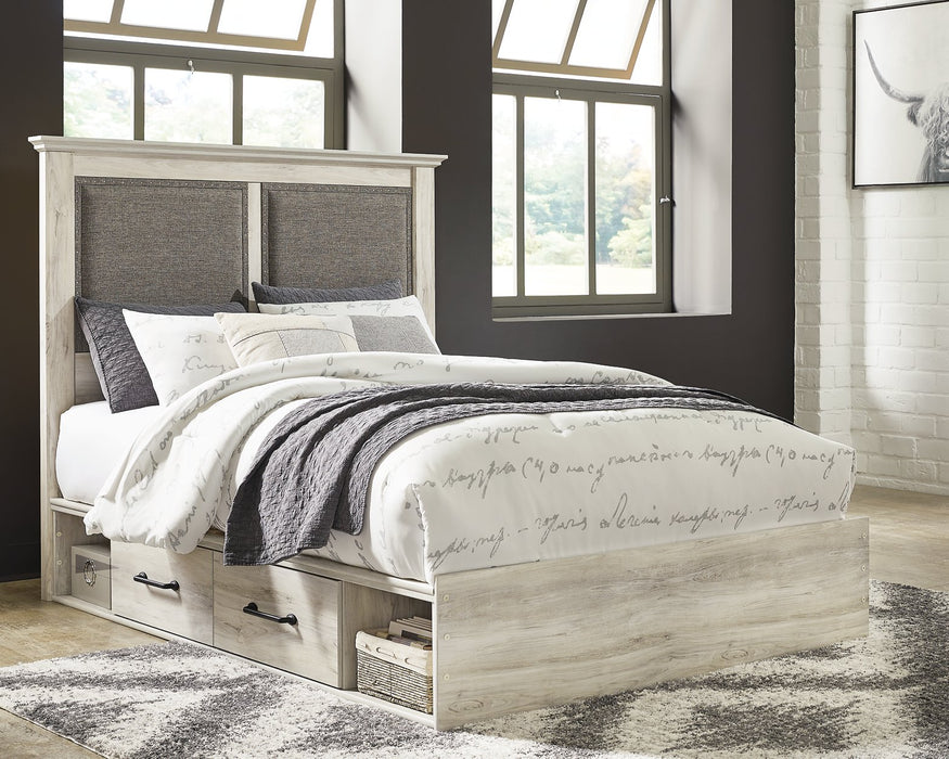 Cambeck Upholstered Panel Storage Bed - World Furniture Gallery (Newark, CA)