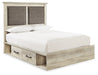 Cambeck Upholstered Panel Storage Bed - World Furniture Gallery (Newark, CA)