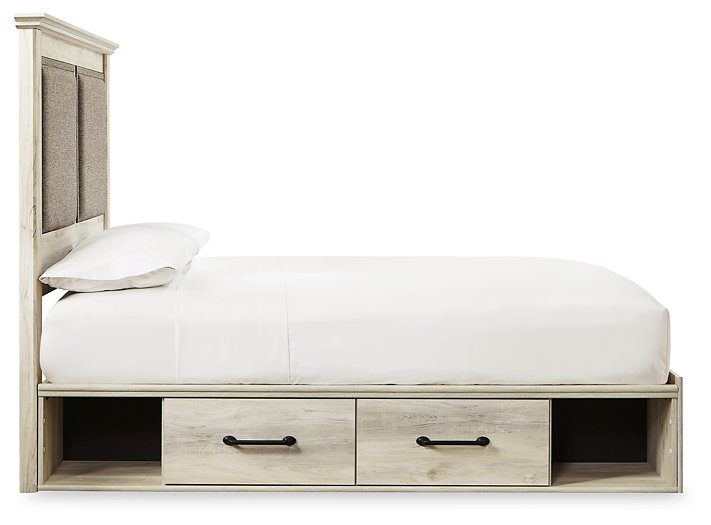 Cambeck Upholstered Panel Storage Bed - World Furniture Gallery (Newark, CA)