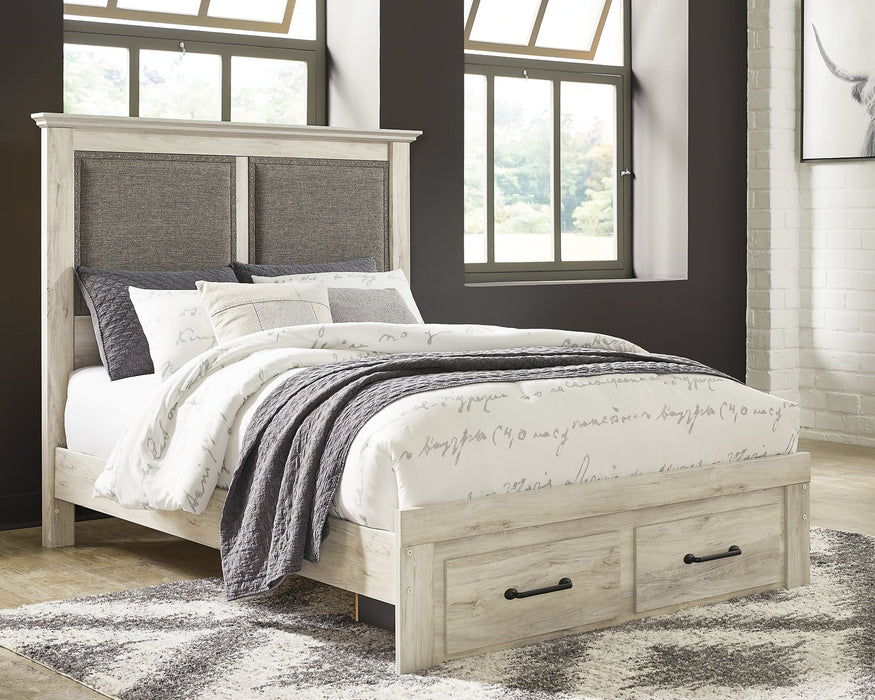 Cambeck Upholstered Panel Storage Bed - World Furniture Gallery (Newark, CA)