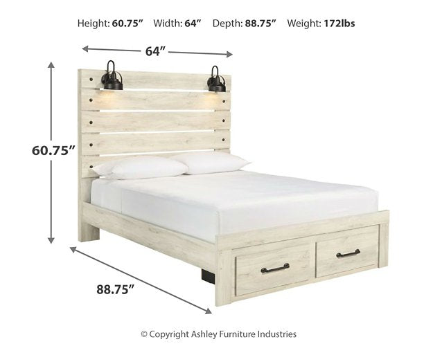 Cambeck Bed with 2 Storage Drawers - World Furniture Gallery (Newark, CA)