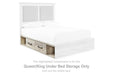 Cambeck Upholstered Bed with 2 Side Under Bed Storage - World Furniture Gallery (Newark, CA)