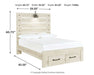 Cambeck Bed with 2 Storage Drawers - World Furniture Gallery (Newark, CA)