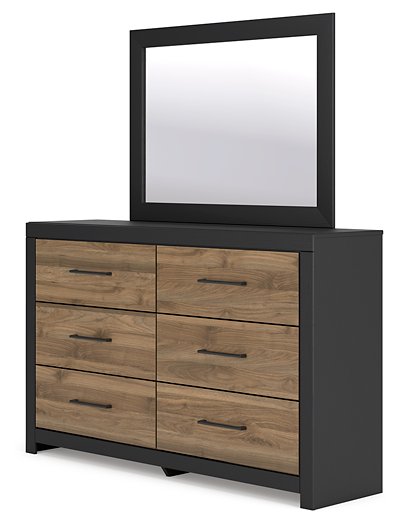 Vertani Dresser and Mirror - World Furniture Gallery (Newark, CA)