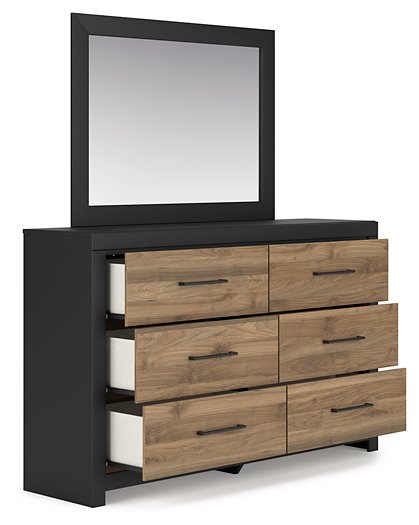 Vertani Dresser and Mirror - World Furniture Gallery (Newark, CA)