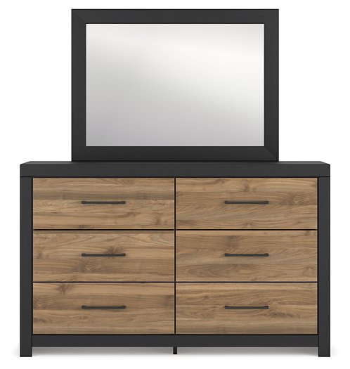 Vertani Dresser and Mirror - World Furniture Gallery (Newark, CA)