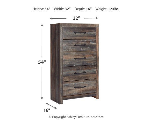 Drystan Chest of Drawers - World Furniture Gallery (Newark, CA)