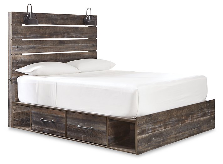 Drystan Bed with 4 Storage Drawers - World Furniture Gallery (Newark, CA)