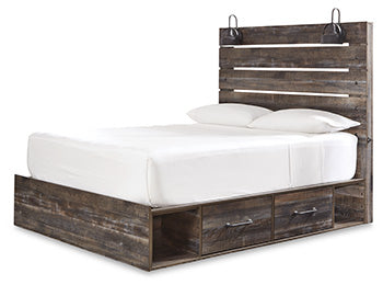 Drystan Bed with 4 Storage Drawers - World Furniture Gallery (Newark, CA)