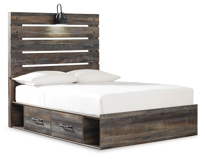 Drystan Bed with 4 Storage Drawers - World Furniture Gallery (Newark, CA)