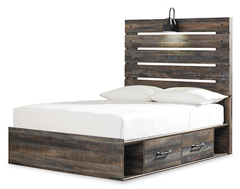 Drystan Bed with 4 Storage Drawers - World Furniture Gallery (Newark, CA)