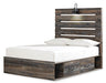 Drystan Bed with 4 Storage Drawers - World Furniture Gallery (Newark, CA)