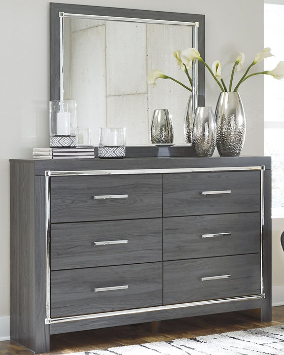 Lodanna Dresser and Mirror - World Furniture Gallery (Newark, CA)